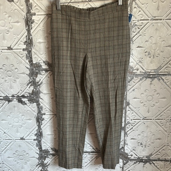 Rachel Zoe Pants - Woman’s Plaid Pants - Brown
